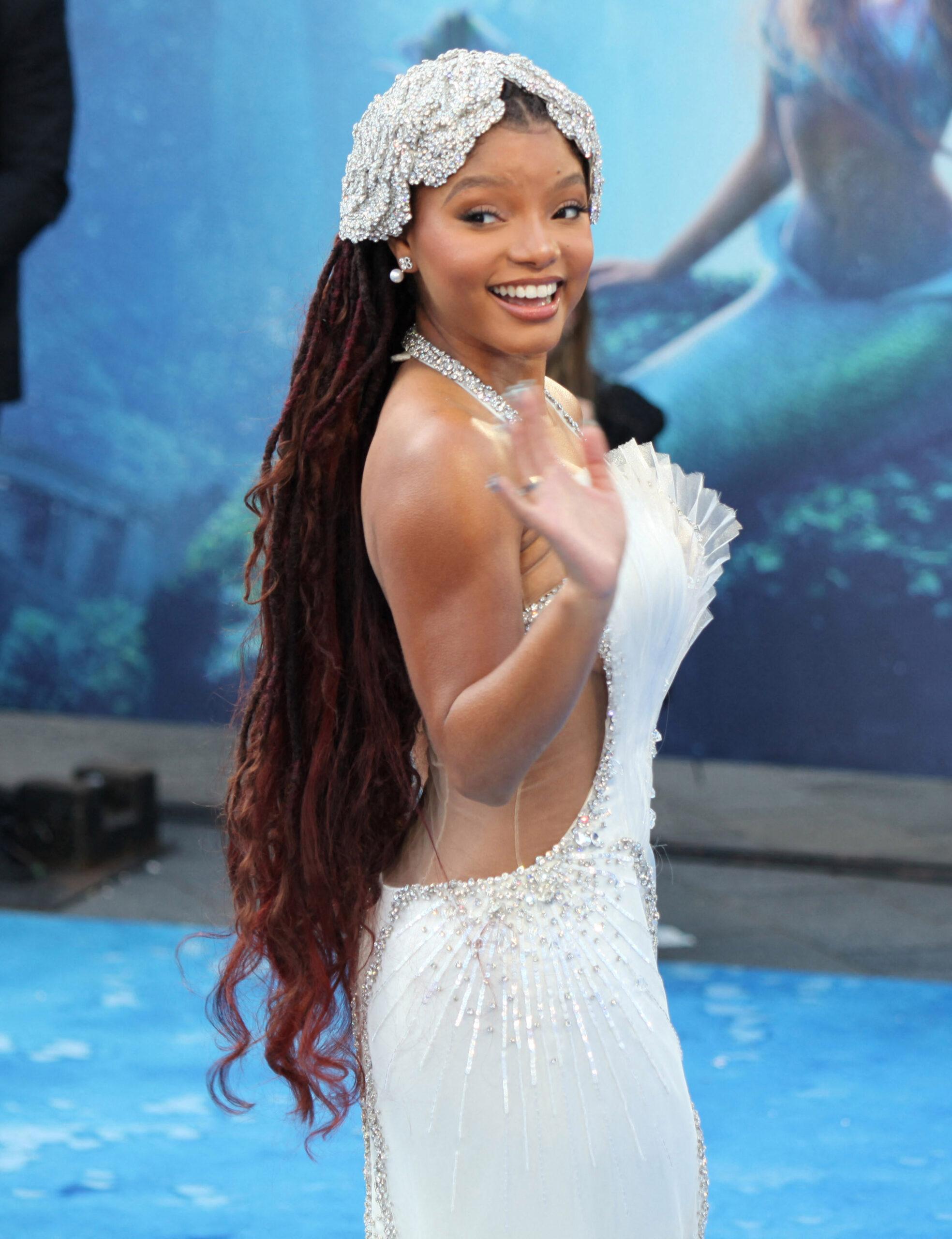 Halle Bailey at The Little Mermaid UK Premiere. Odeon Luxe, Leicester Square