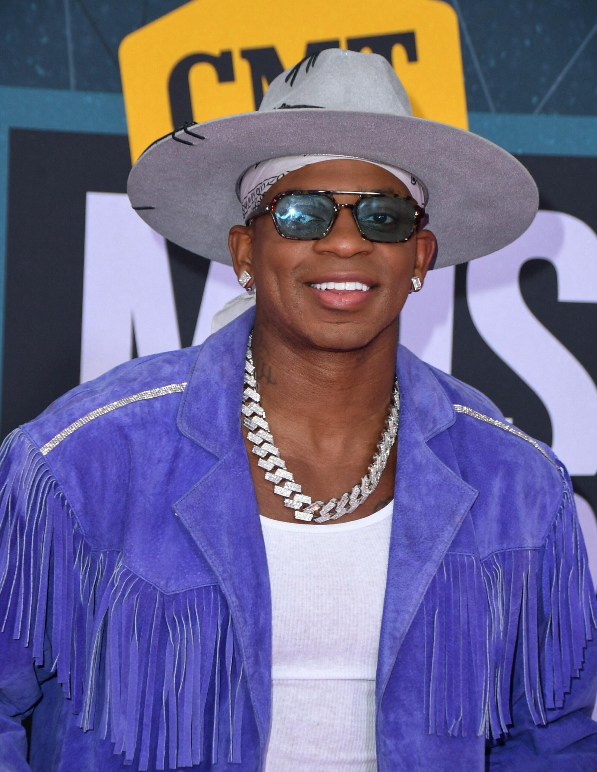 Jimmie Allen at the 2022 CMT Awards