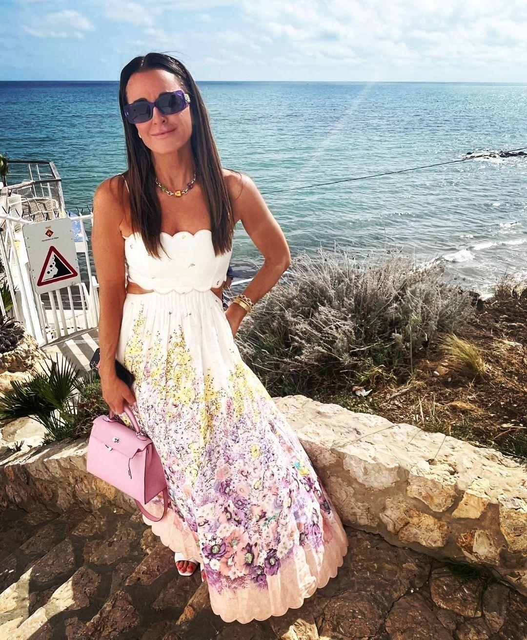 Kyle Richards Is 'Taking It All In' With Stunning Summer Dress