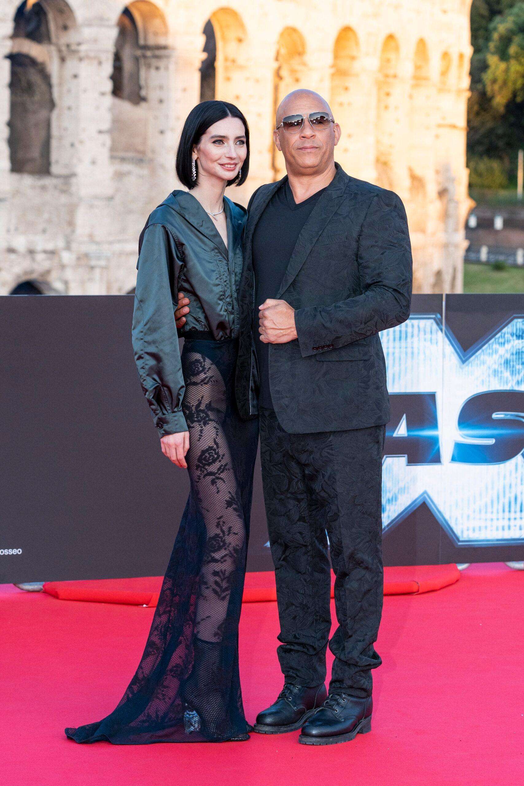 Meadow Walker and Vin Diesel at "Fast X" World Premiere in Rome