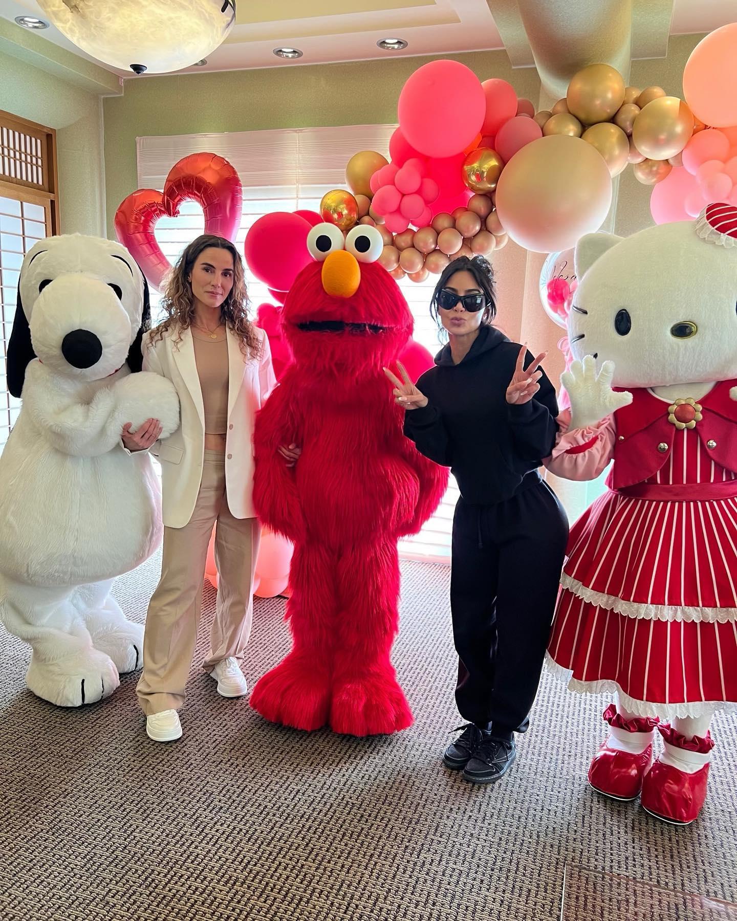 Senada Greca poses with Kim Kardashian in Japan