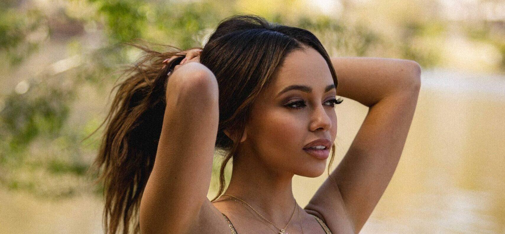 ‘Riverdale’ Star Vanessa Morgan Models Swimsuits For Giveaway