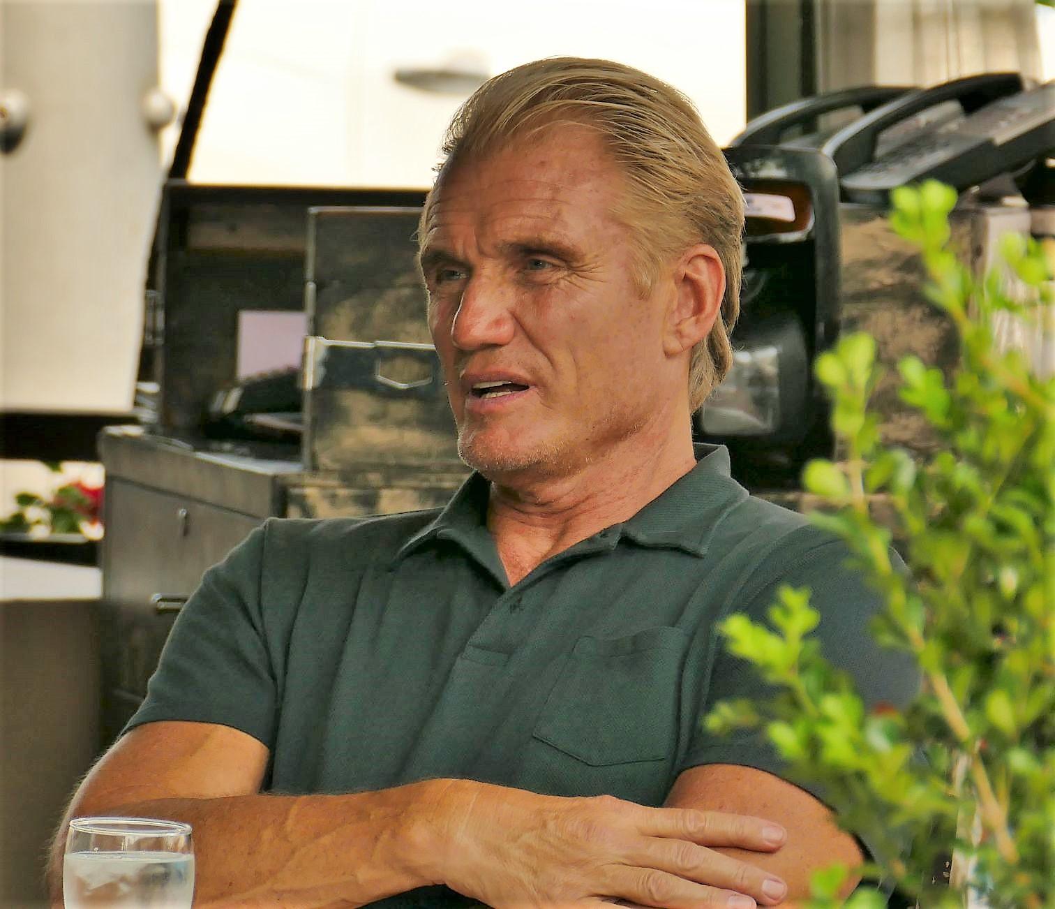 Dolph Lundgren Seen Leaving Business Lunch