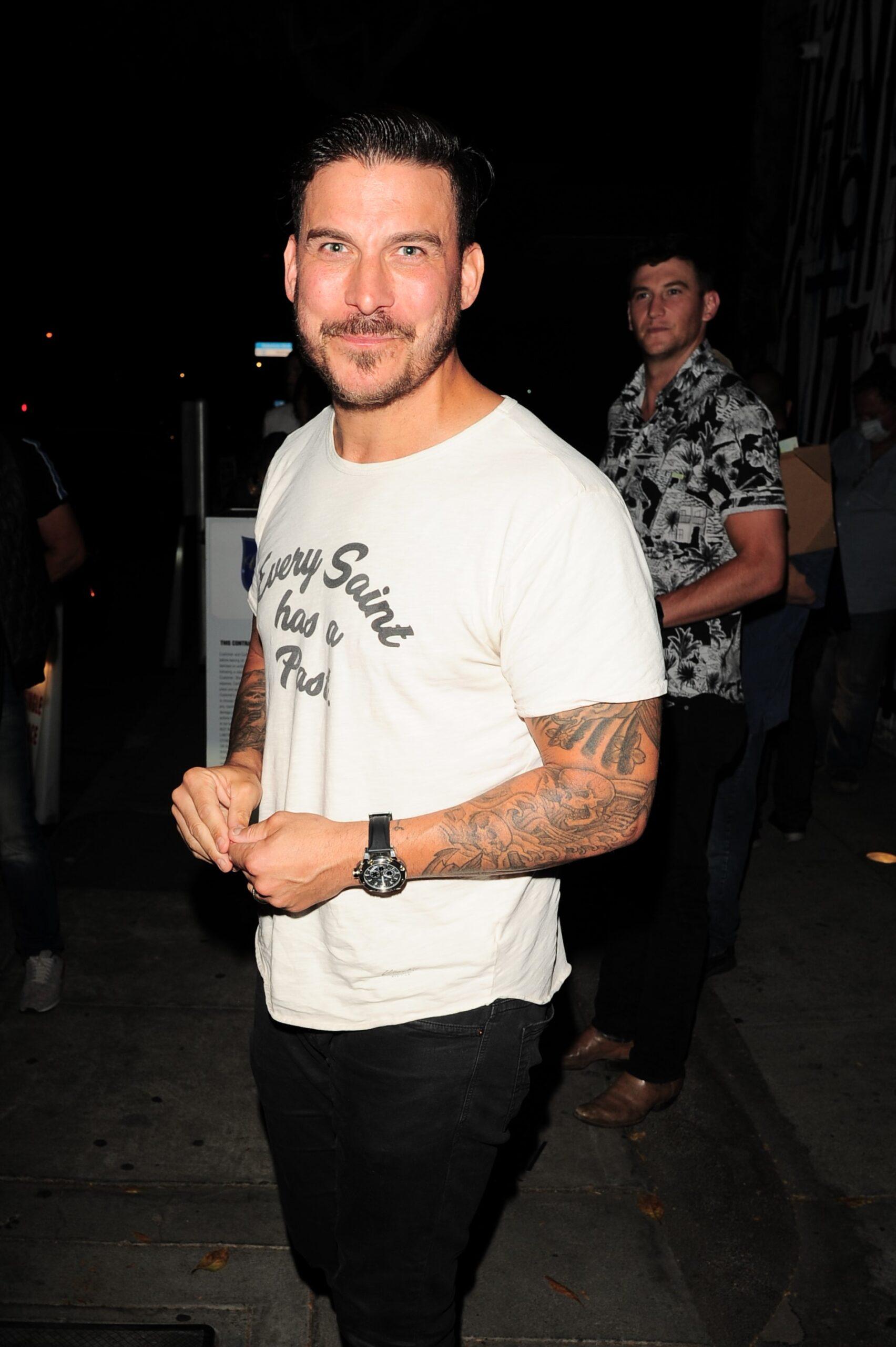 Jax Taylor and Blake Horstman at Craig apos s for Dinner