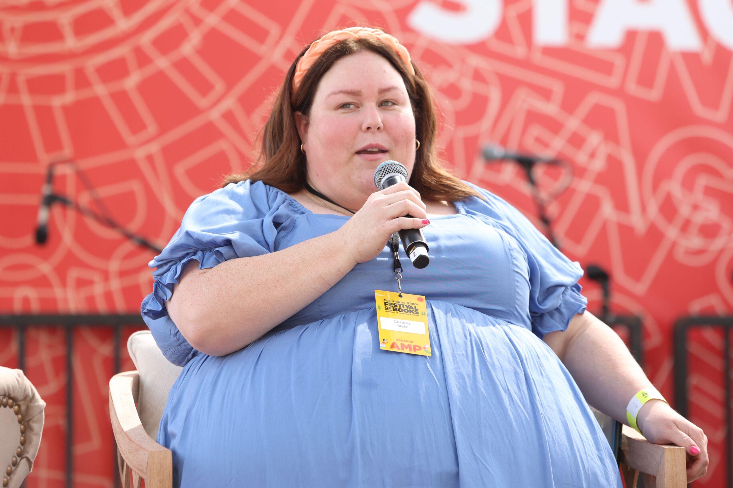 Chrissy Metz seen with her boyfriend Bradley Collins who she proudly stated she met on a dating app promoting their book quot When I talk to God I Talk About You quot at the Los Angeles Book Fair at USC campus