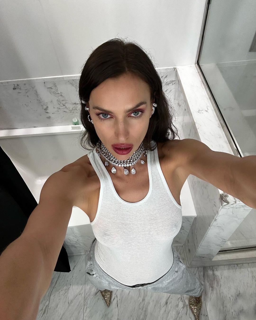 Irina Shayk is more than happy to break fashion rules