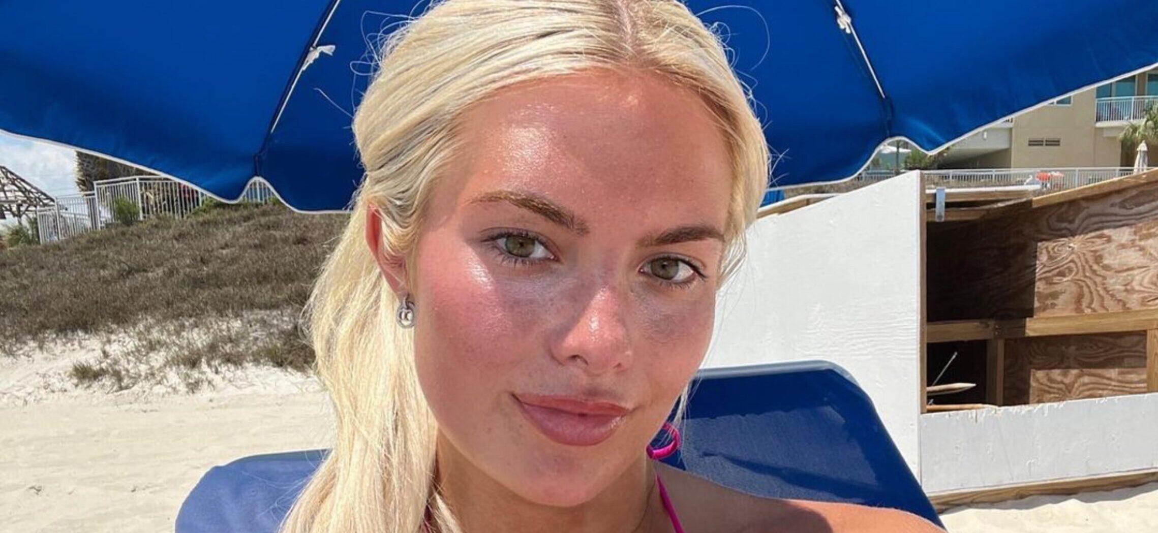 Former Cleveland Guard Hannah White Stuns In Her Tiny Bikini From ‘Paradise’