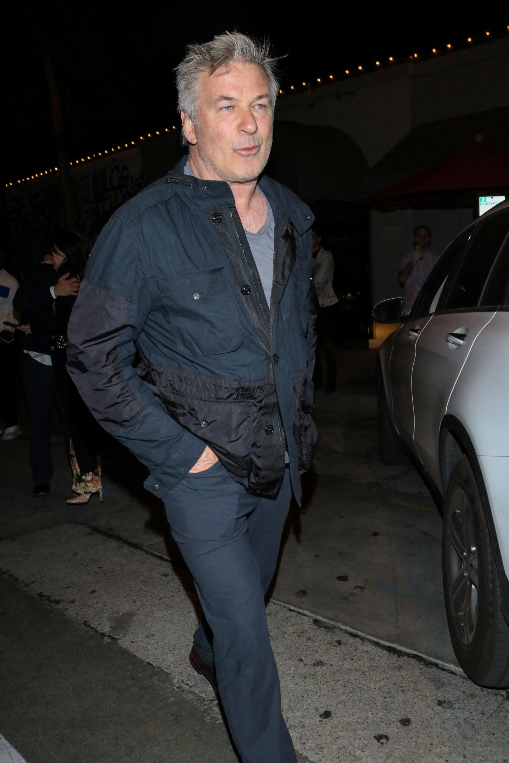 Alec Baldwin and Hilaria Baldwin out to dinner in Los Angeles