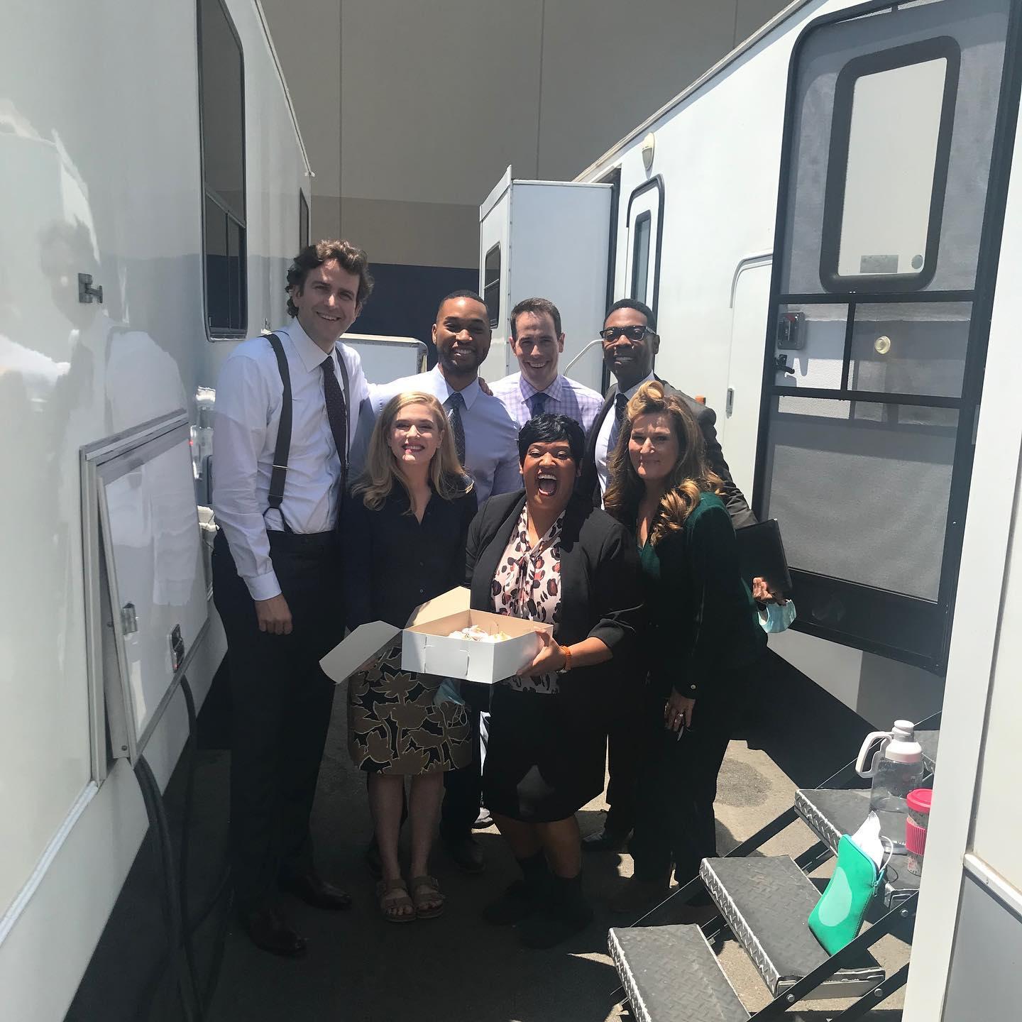 Ana Gasteyer and American Auto cast