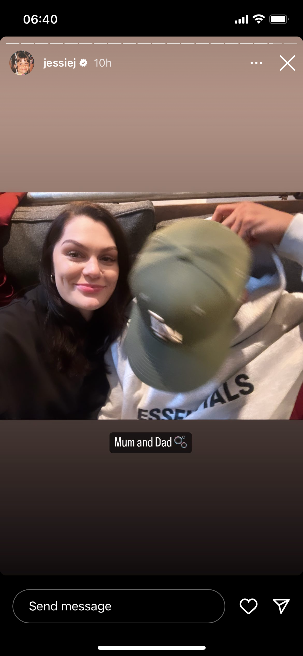Jessie J gushes about her baby daddy