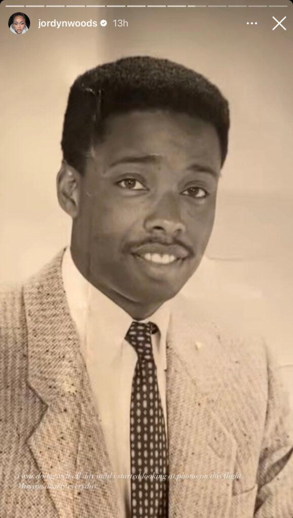 Jordyn Woods Calls Her Late Dad 'My Twin' In Father's Day Tribute