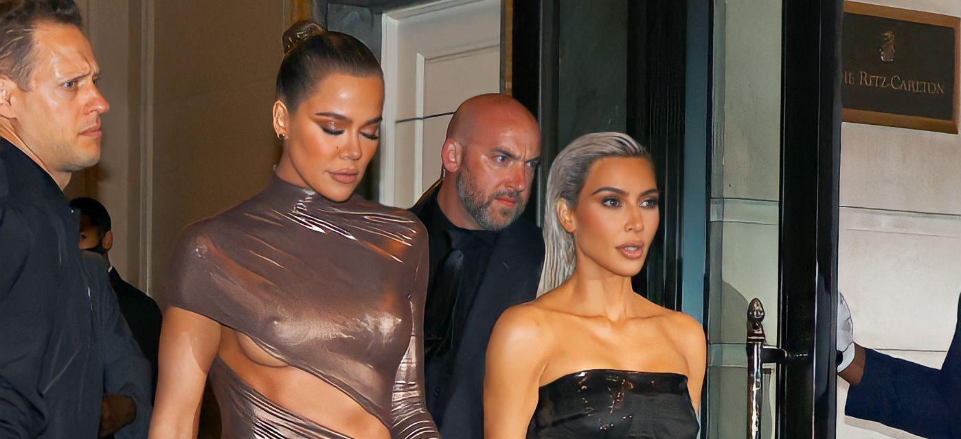 Kim Kardashian & ‘Ride Or Die’ Khloe Kardashian Strike Again In Coordinated Black Outfits