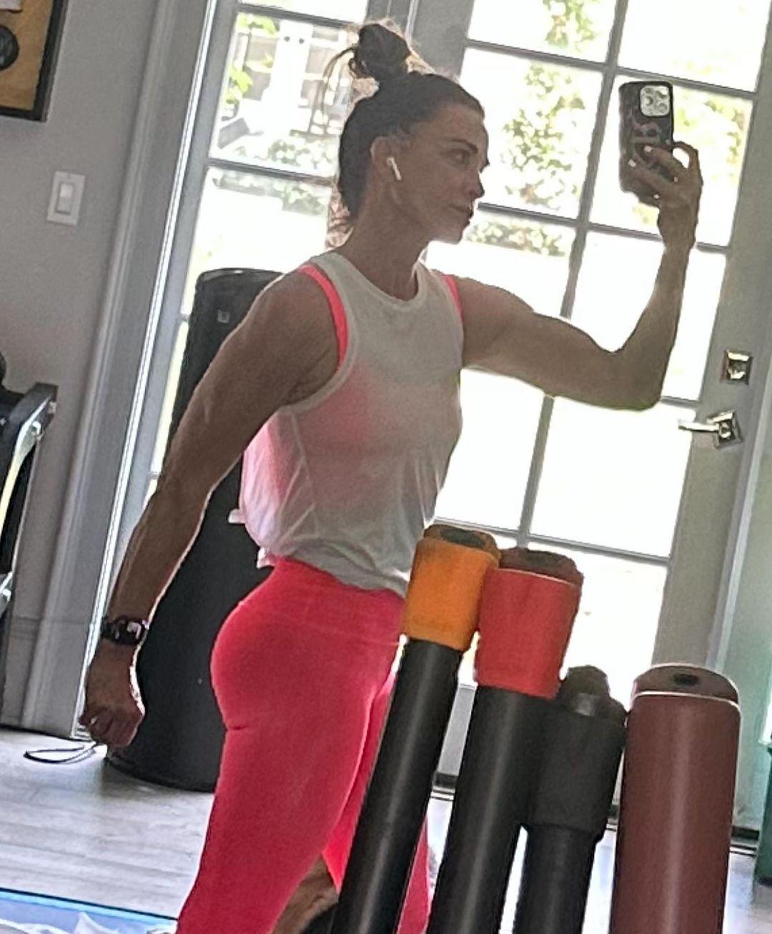 Kyle Richards Shows Off Her Shredded Arms, Continues To Shut Down Ozempic Accusations