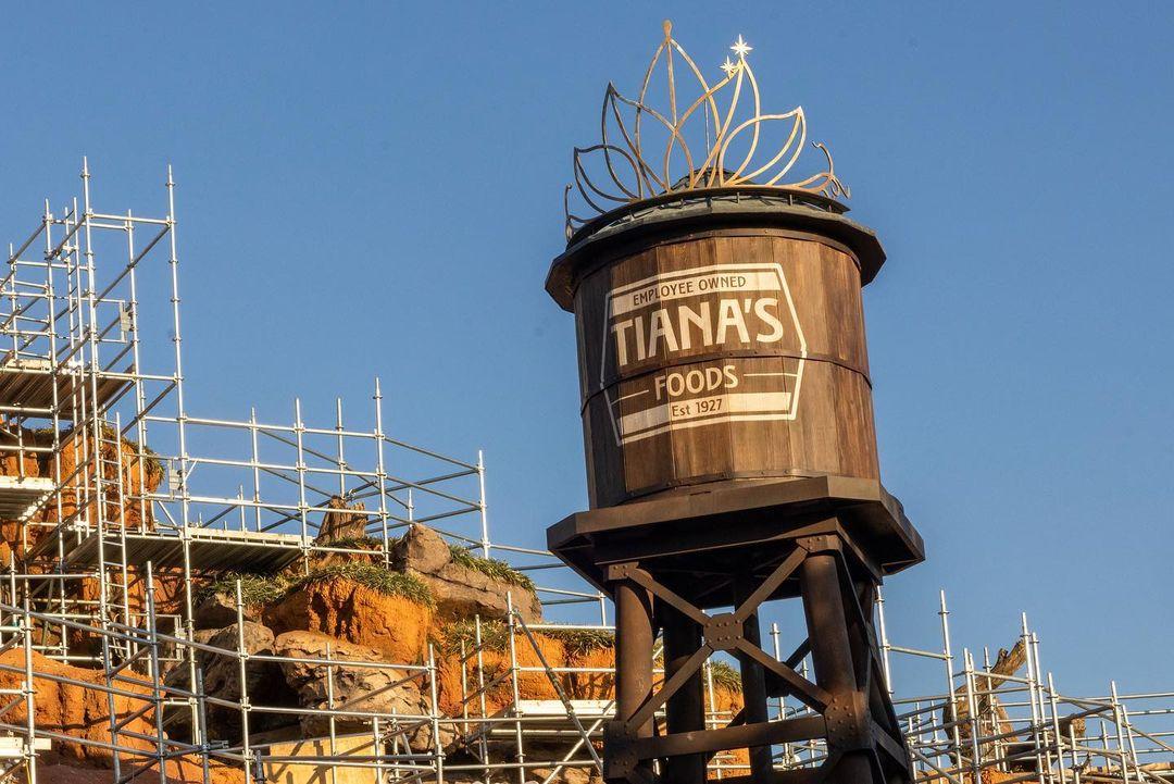 Disney Installs New Tower Outside Of Upcoming Tiana-Themed Ride