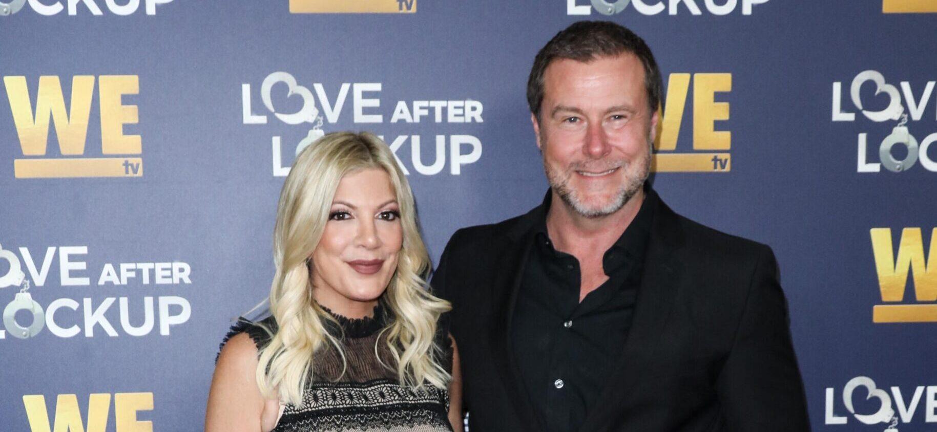 Tori Spelling Wears Another Graphic ‘WTF’ Shirt While Seen With Kids At Friend’s Home