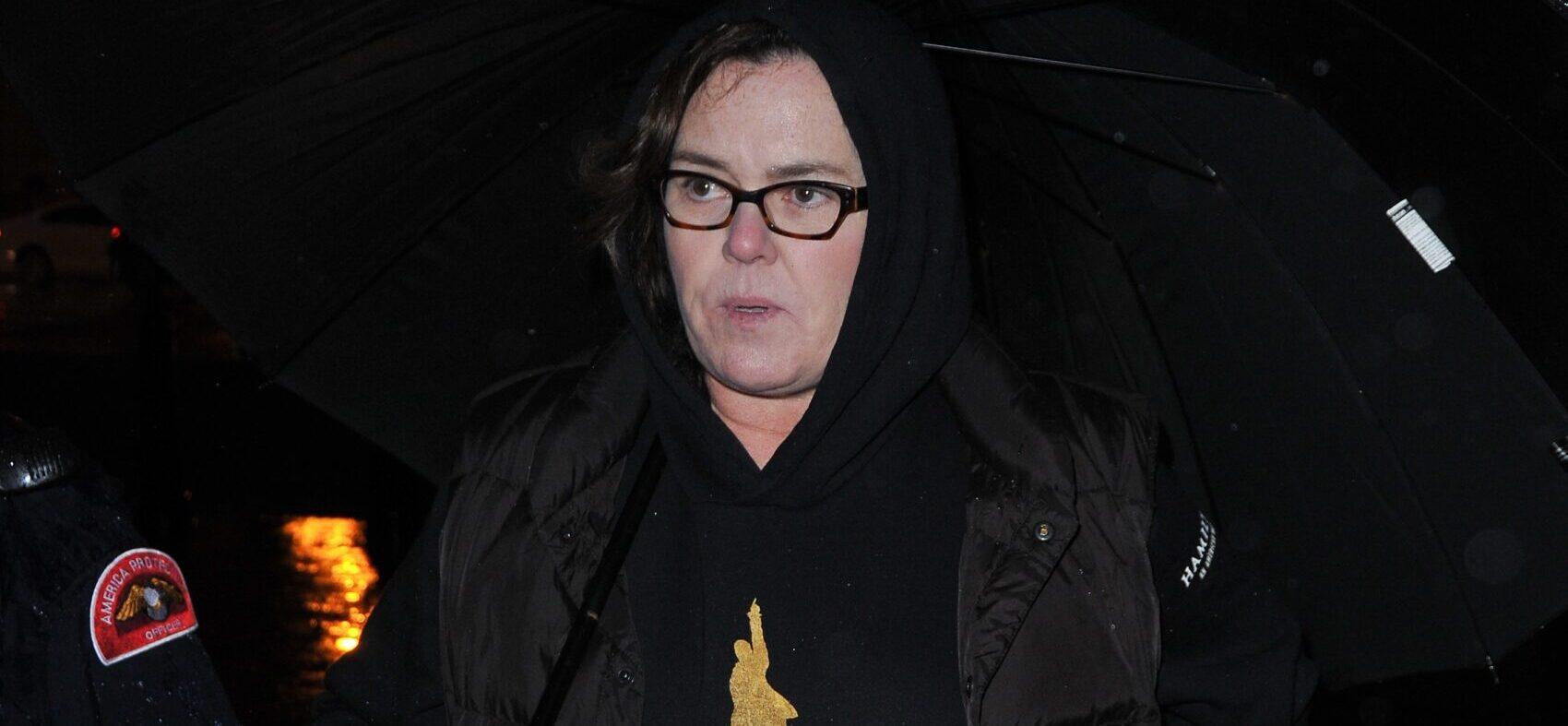 Rosie O apos Donnell heads to an anti-Trump protest outside of the White House