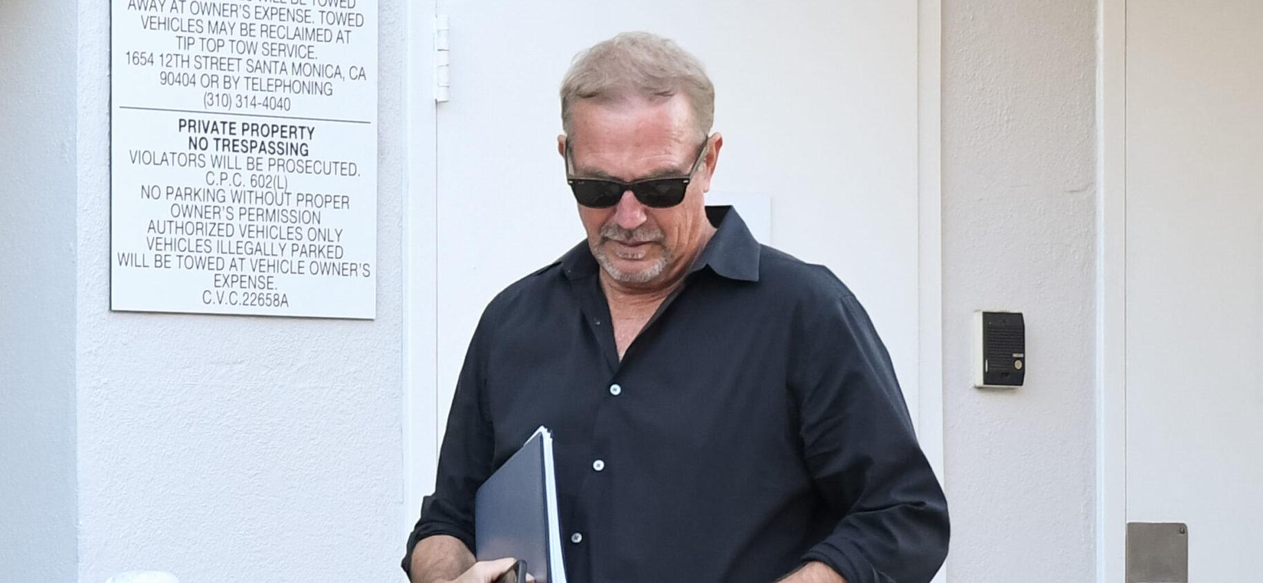 Kevin Costner out and about in Beverly Hills