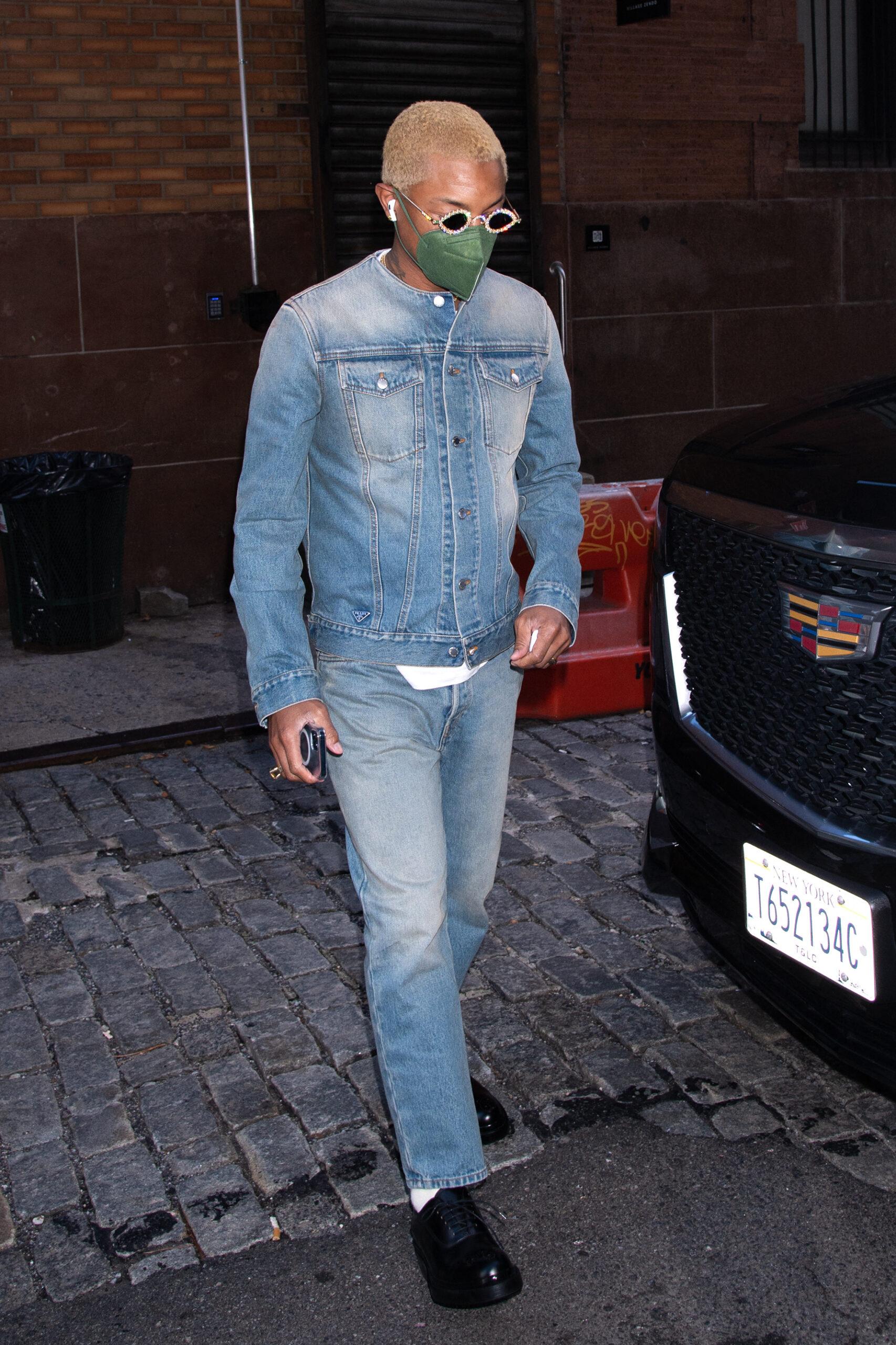 Pharrell Williams Attends Vogue Forces of Fashion Event