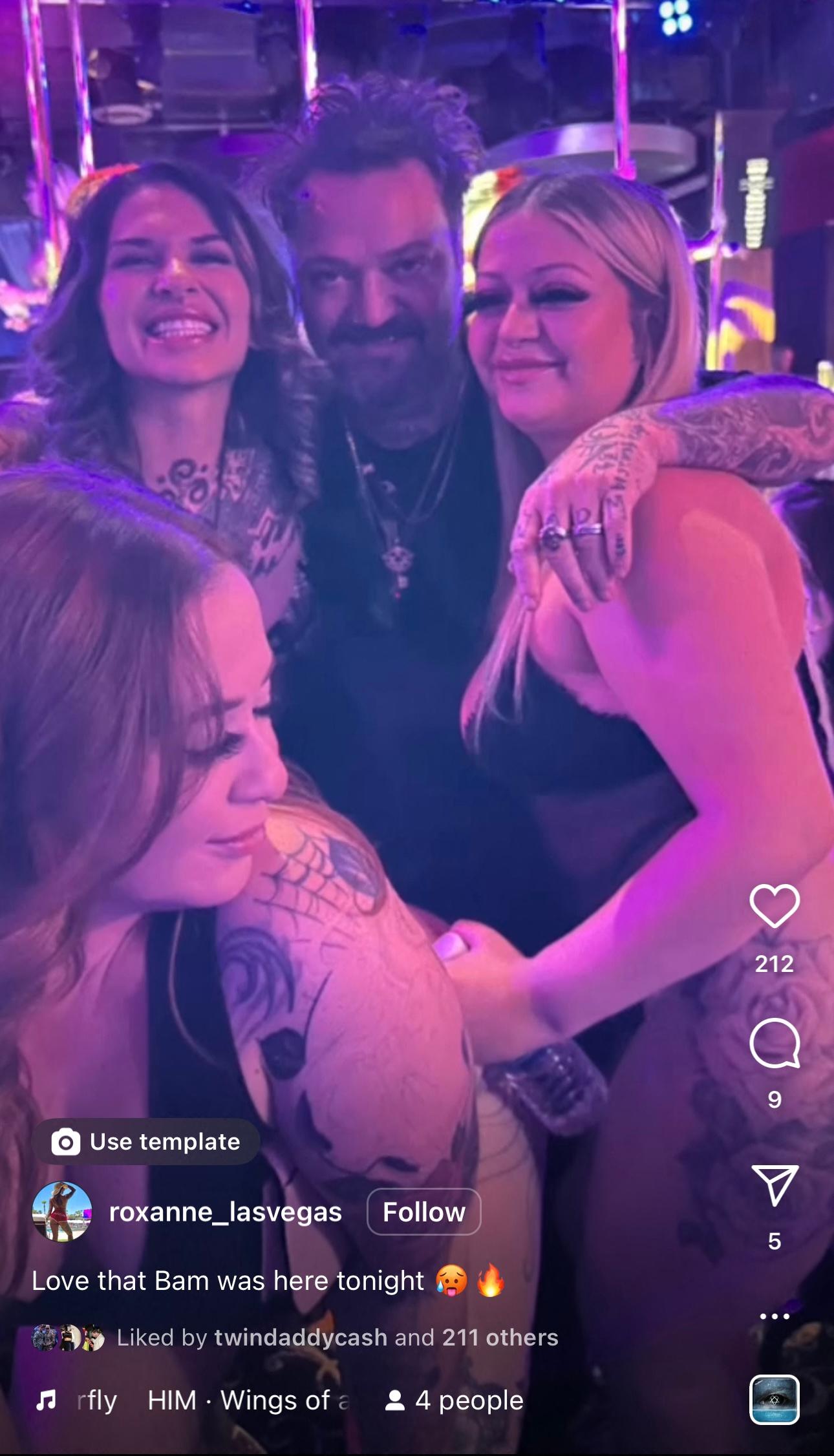 Jackass star Bam Margera spotted at Las Vegas strip club amid divorce filing woes