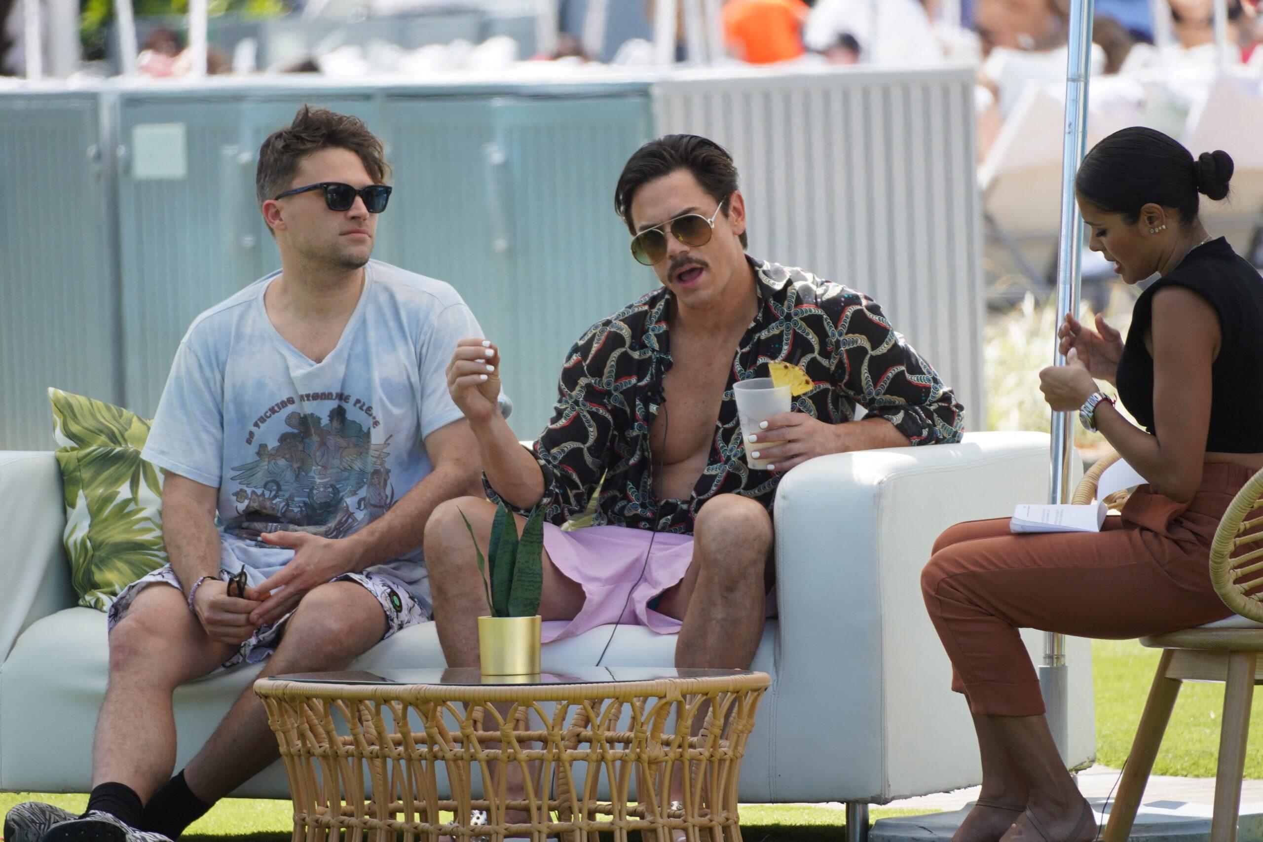 apos Vanderpump Rules apos star Tom Schwartz shrugs off his recent dating drama as he films in Miami Beach