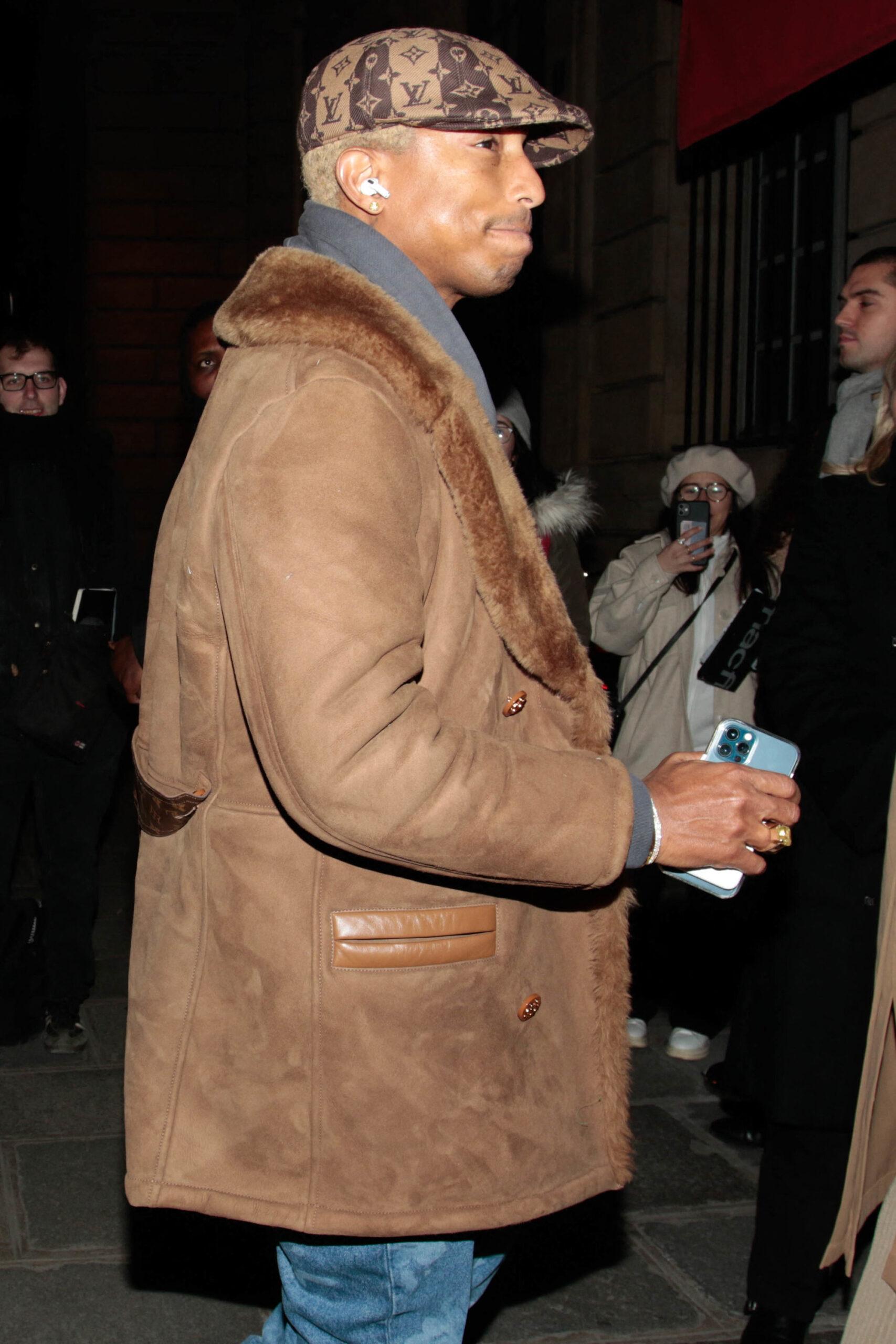 Pharrell Williams leaving Louis Vuitton after during Paris fashion Week