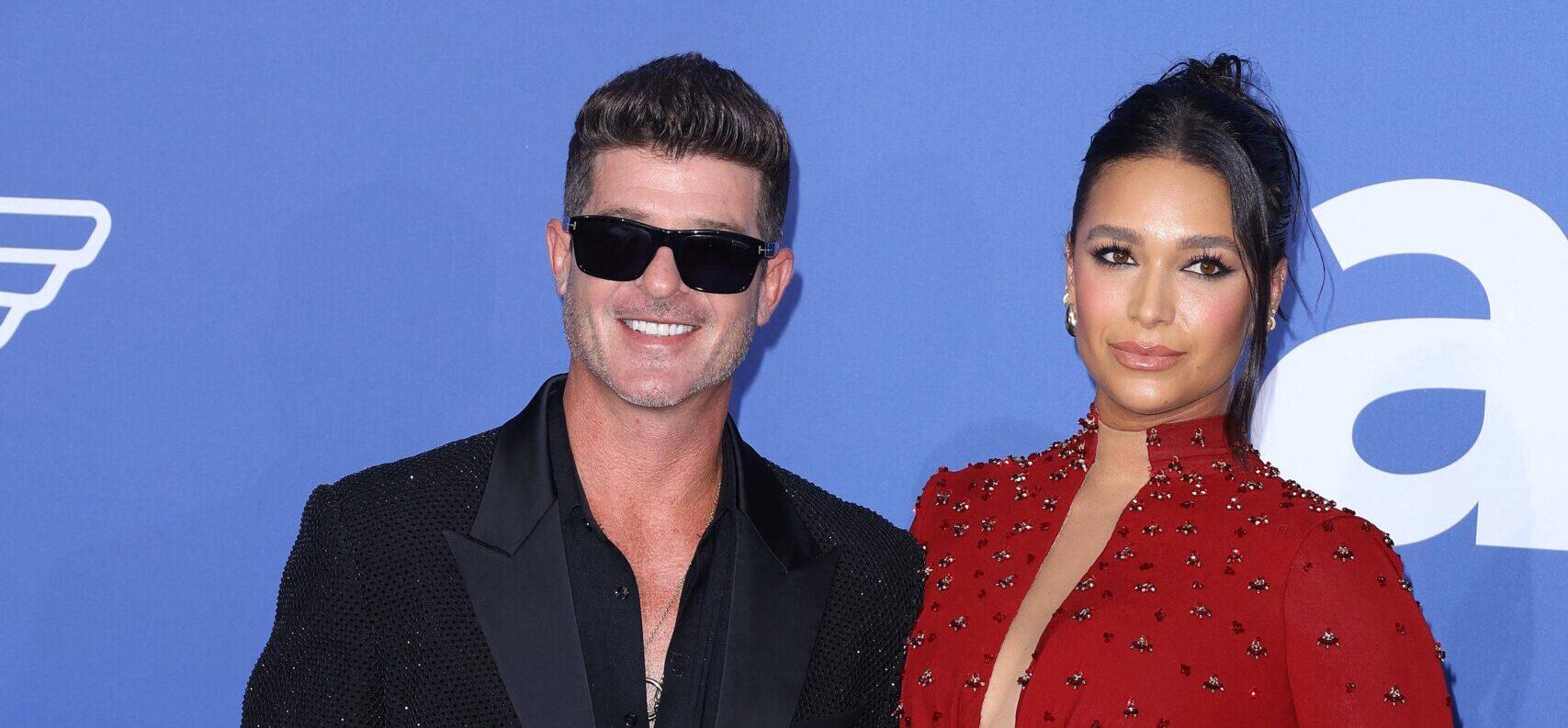Robin Thicke’s Fiancée April Love Geary Stuns In ‘Barbie’ Pink Lingerie