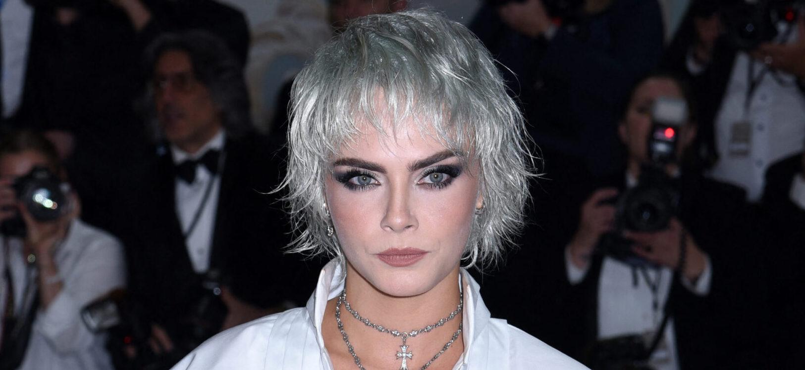 Cara Delevingne at the 2023 Met Gala Celebrating Karl Lagerfeld: A Line of Beauty