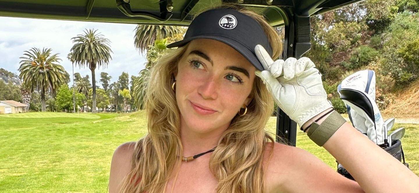 Golfer Grace Charis In Braless Crop Top Is A ‘Fairway Finder’