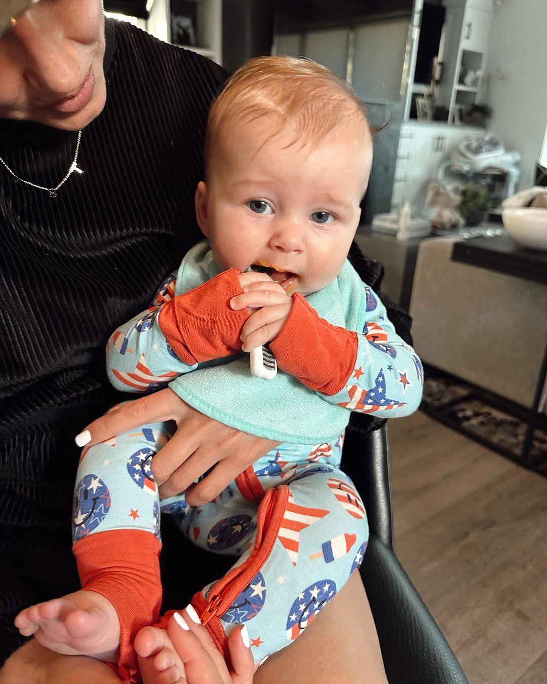 Heather Rae El Moussa Shares Update On 5-Months-Old Baby Tristan's Diet Change