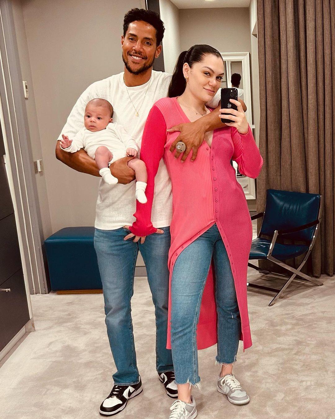 Jessie J flaunts her beautiful family with baby daddy and son