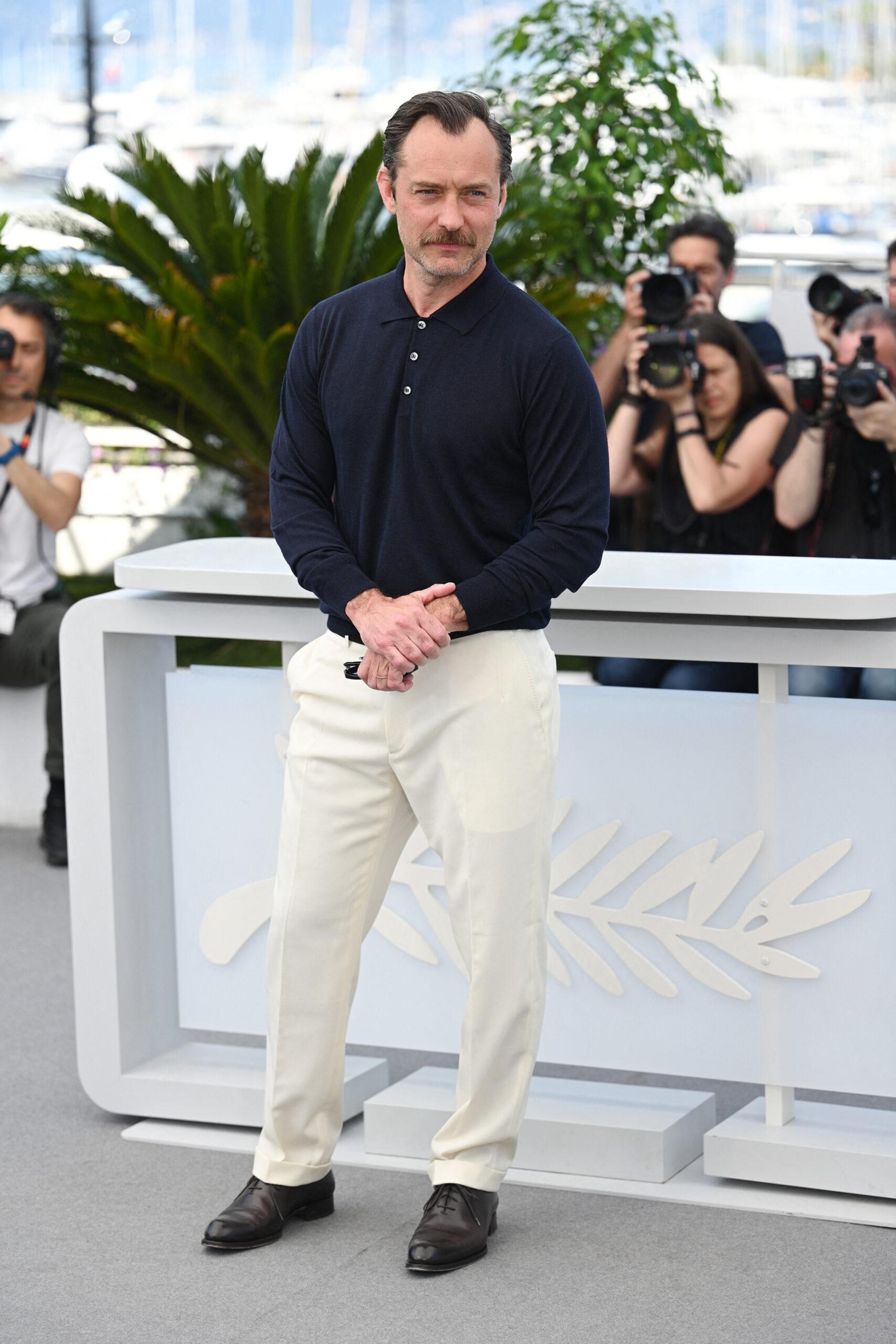 Jude Law at the 76th Cannes Film Festival