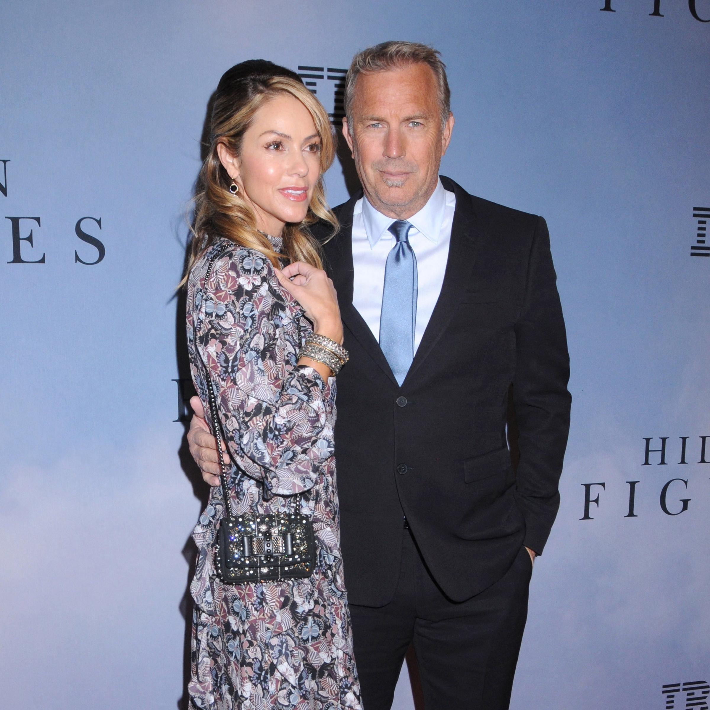 Kevin Costner and Christine Baumgartner