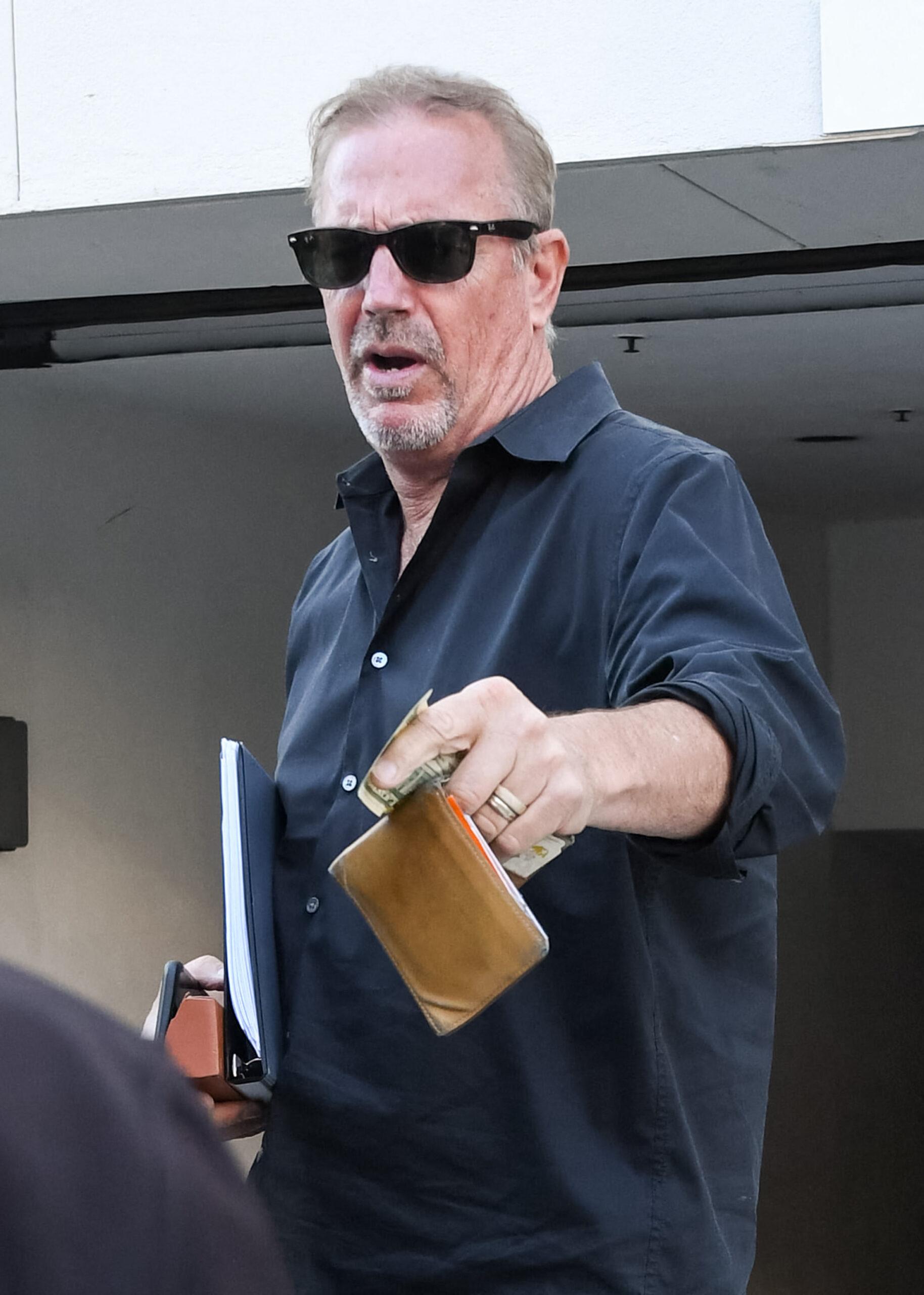 Kevin Costner out and about in Beverly Hills