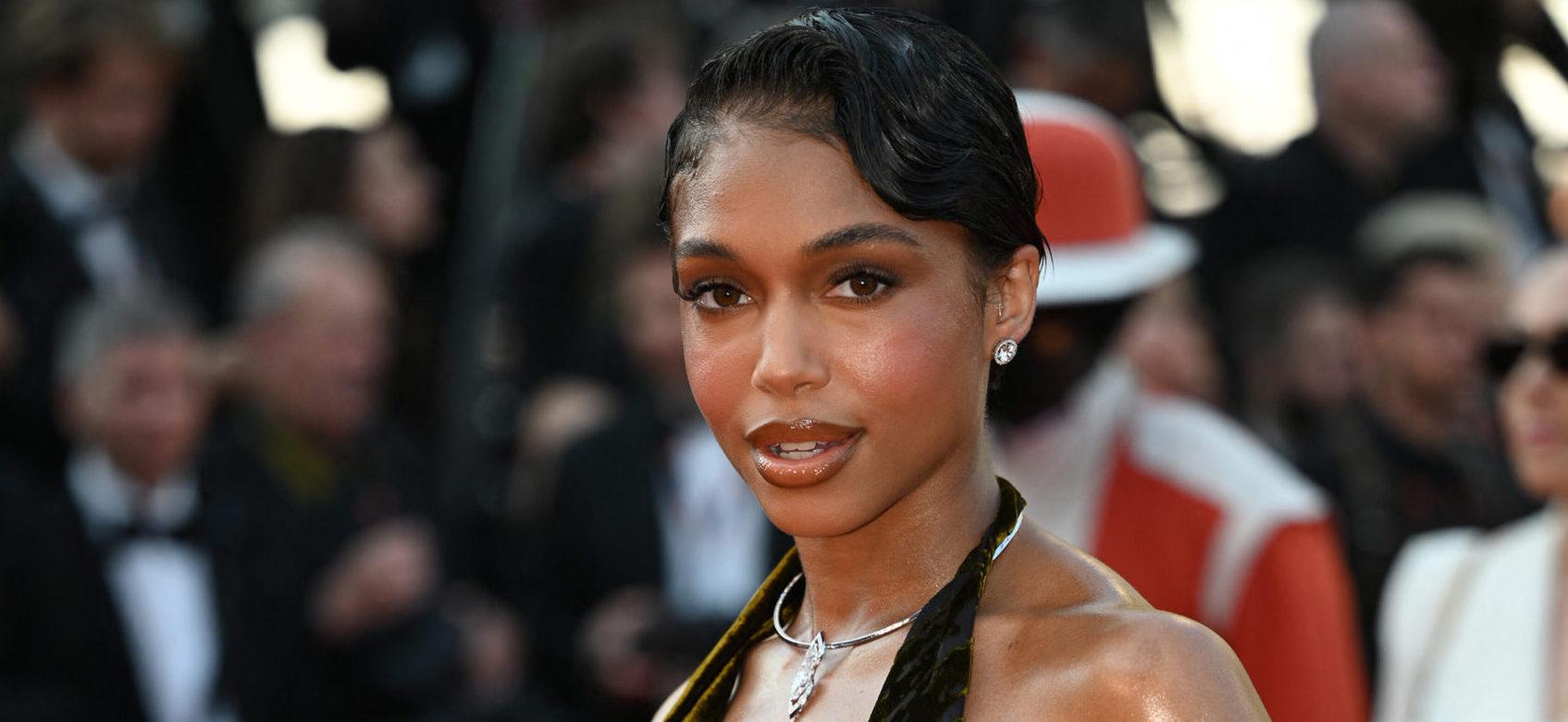 Lori Harvey on the Asteroid City red carpet