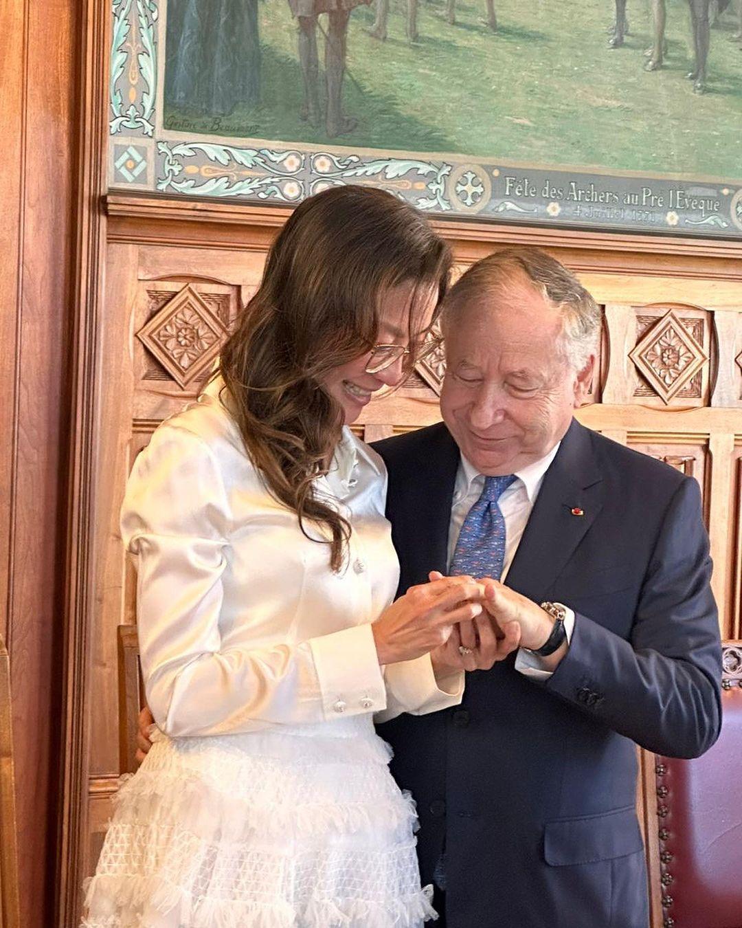 Michelle Yeoh Ties The Knot With Fiancé Of 19-Years Jean Todt