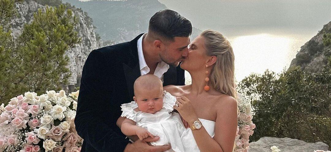 Tommy Fury Dresses Baby Bambi To Twin With Mum Molly-Mae Hauge In Engagement Video