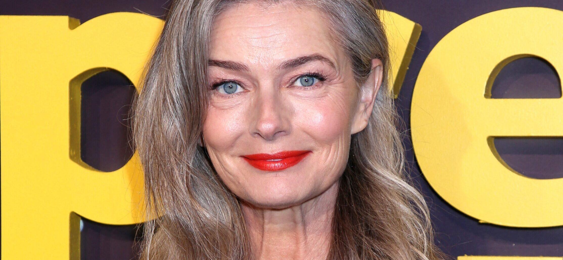 Paulina Porizkova In Nude Lingerie Is ‘Slightly Bored’