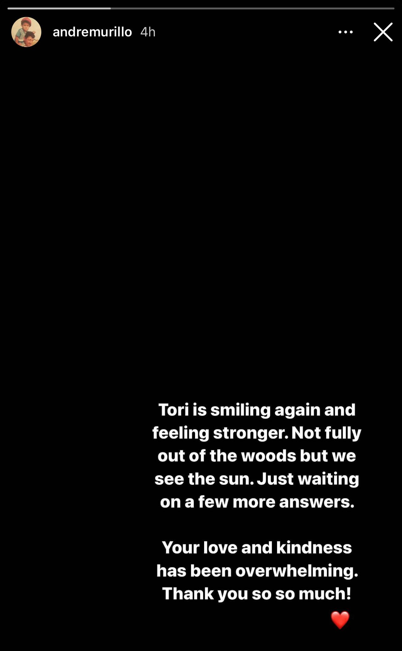 Tori Kelly's Husband Shares Health Update Of Her 'Smiling Again' & 'Feeling Stronger'