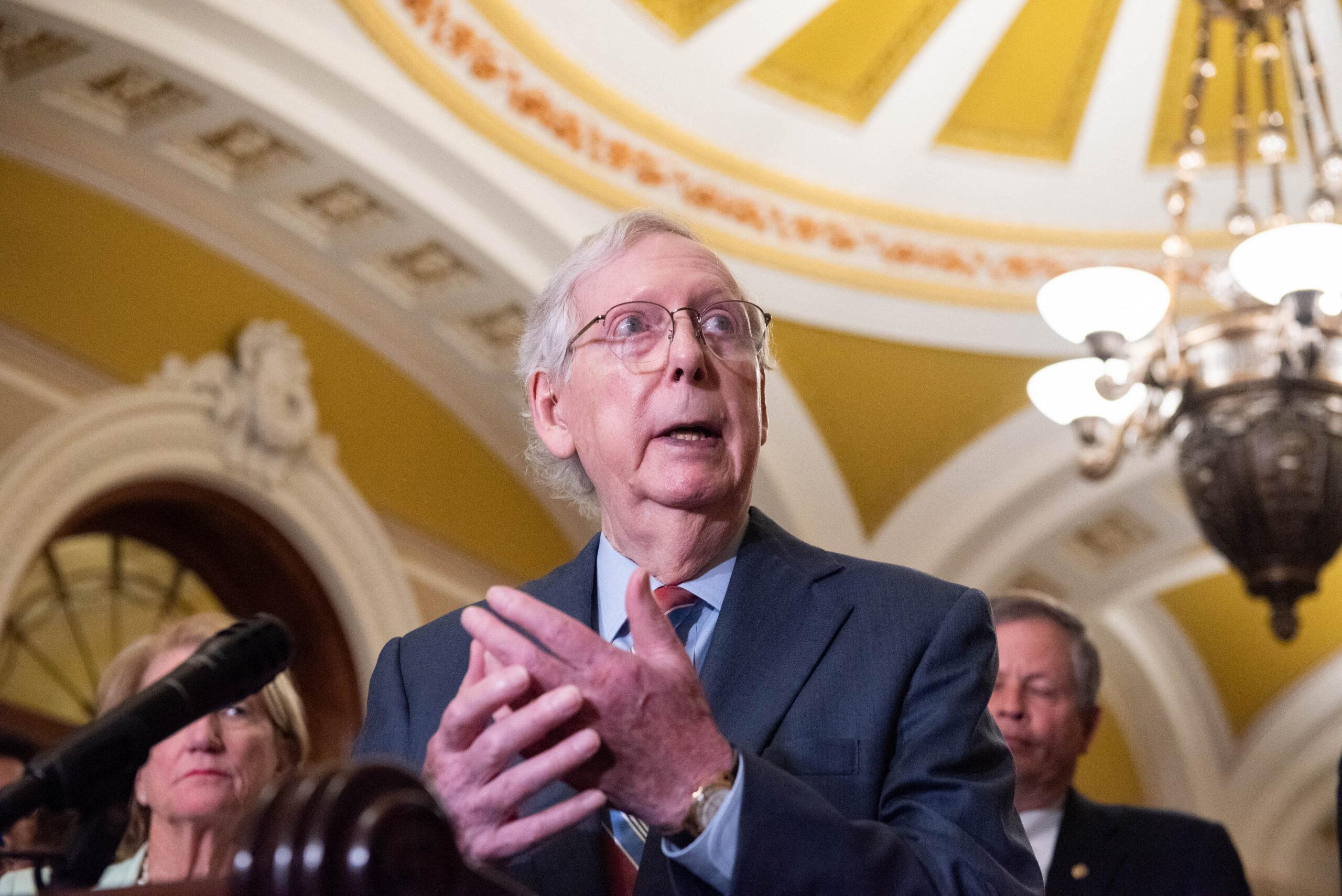 Mitch Mcconnell Claims He Is Fine After Freezing Mid Speech