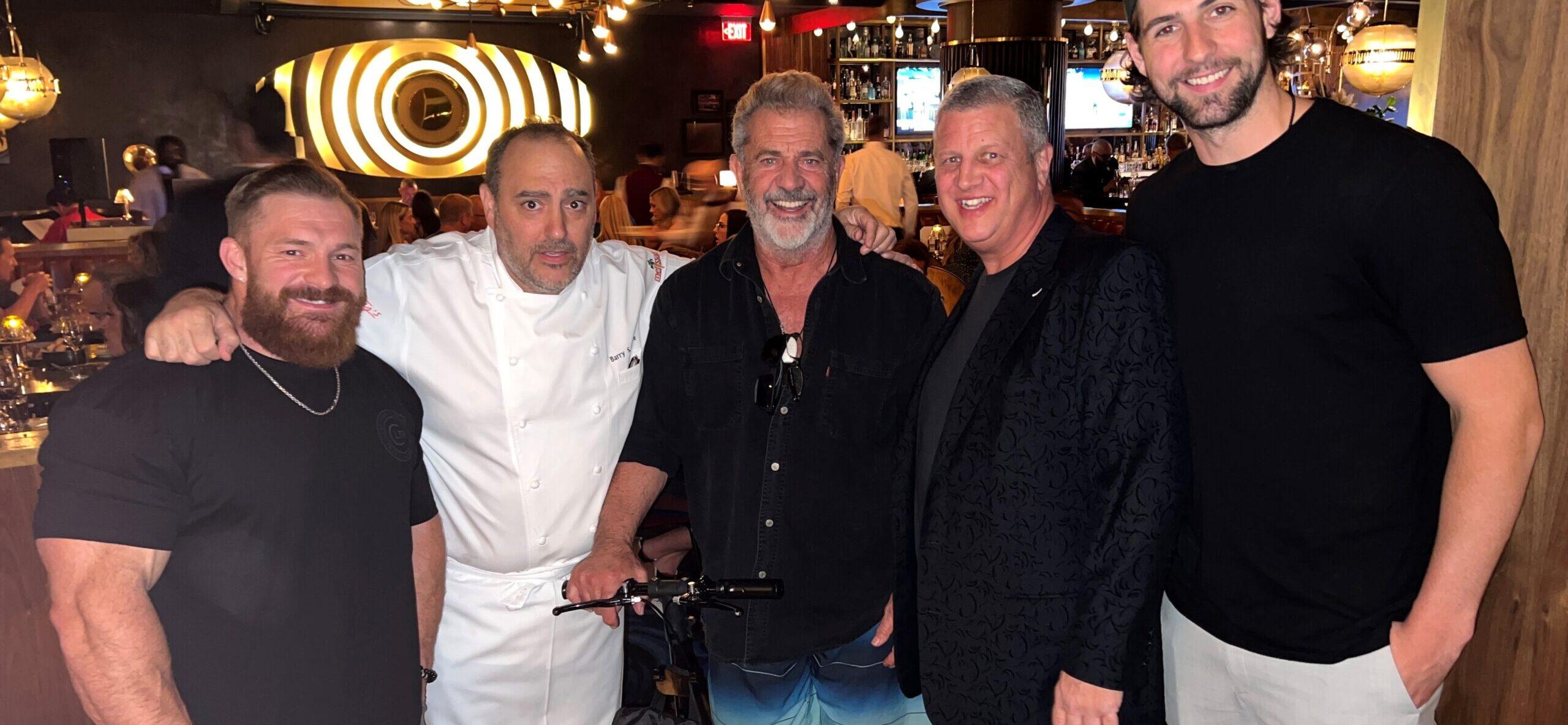 Mel Gibson Spotted At Barry’s Downtown Prime In Las Vegas