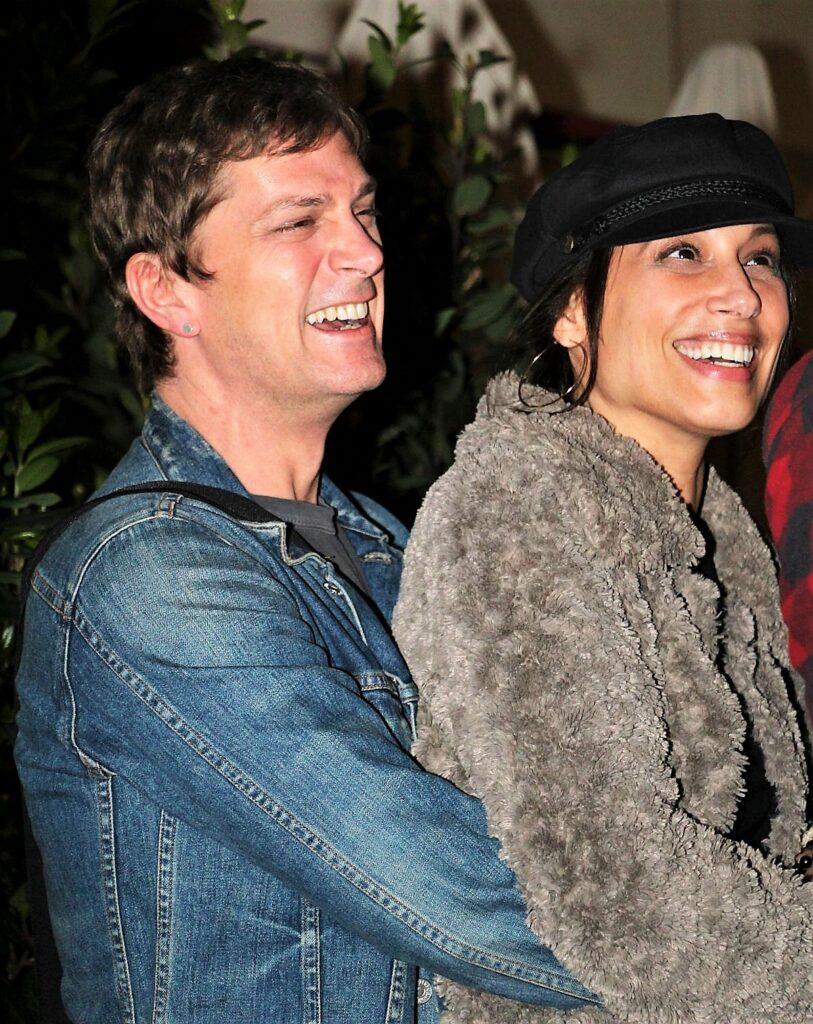 Singer Rob Thomas With Wife