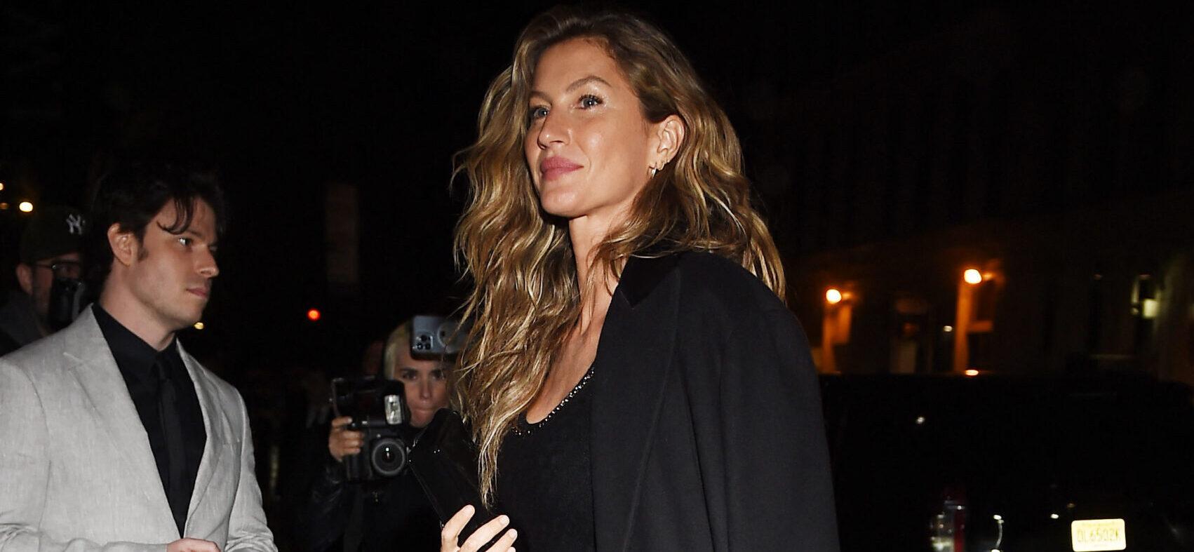 Gisele Bundchen seen leaving the Met Gala after party at the Zero Bond