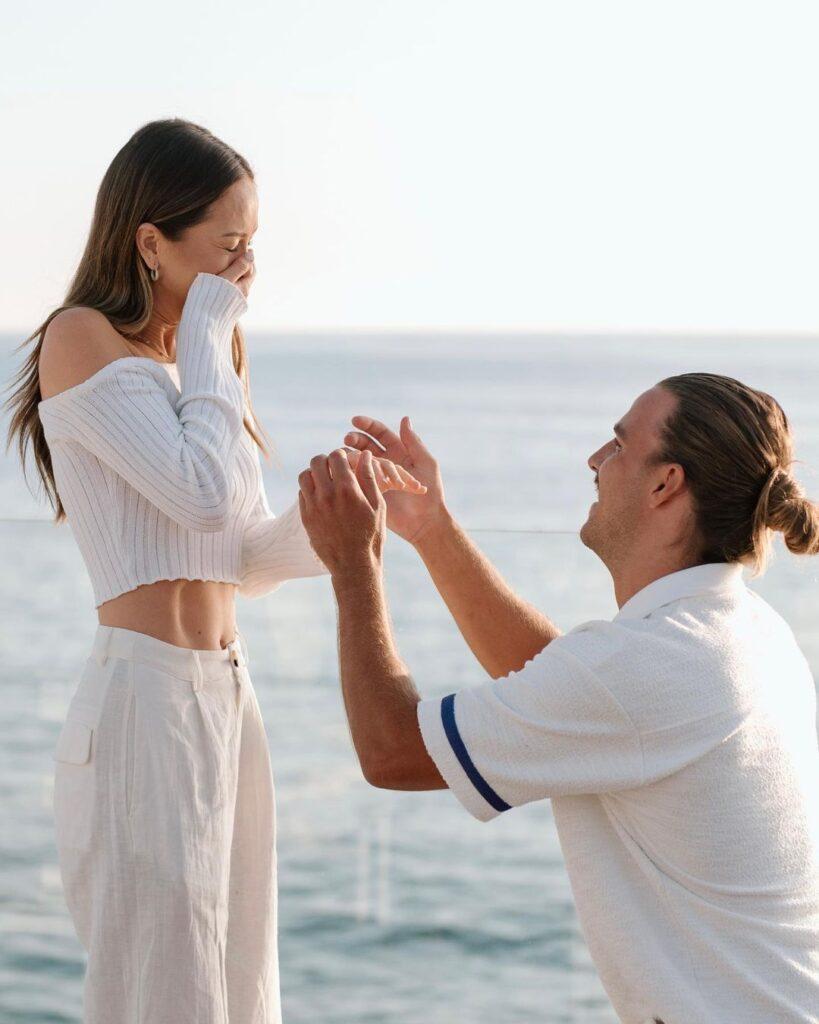 Noah Erb's proposal on the beach