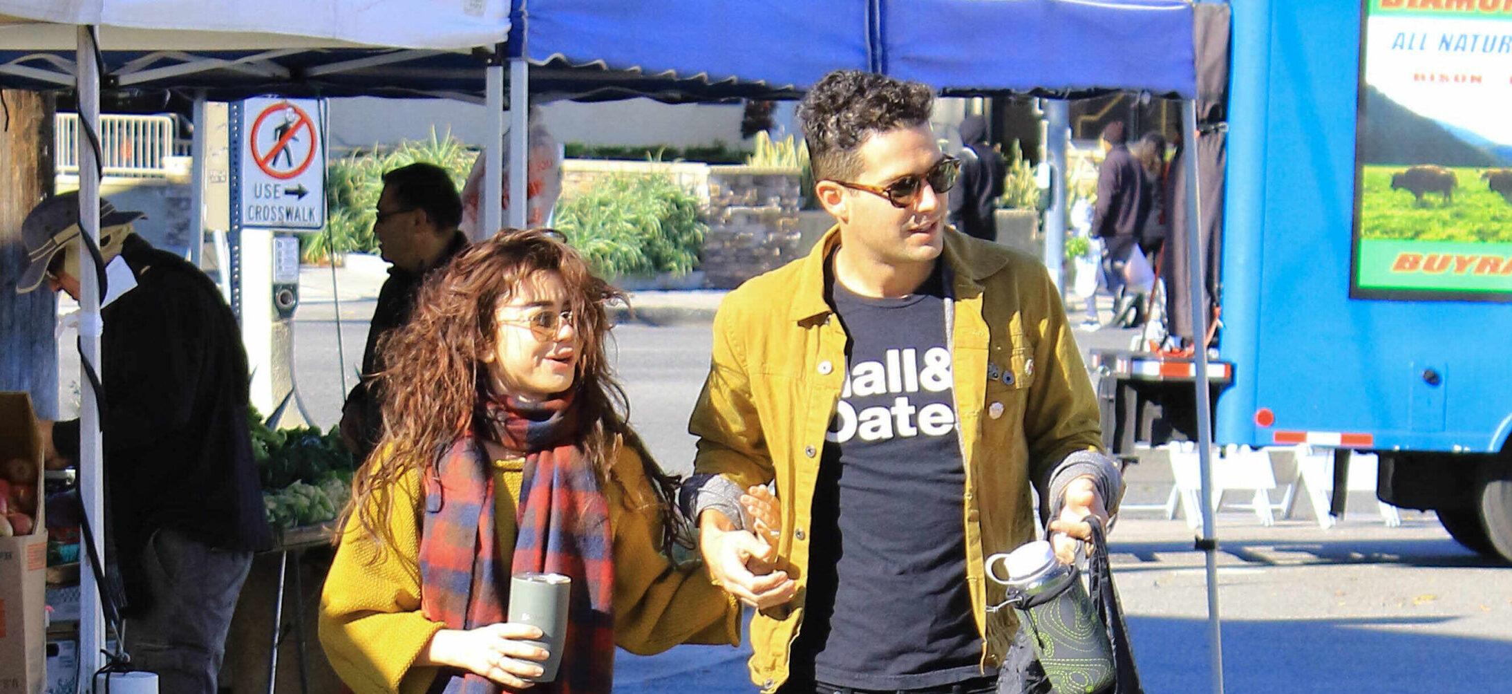 Sarah Hyland and Wells Adams out and about