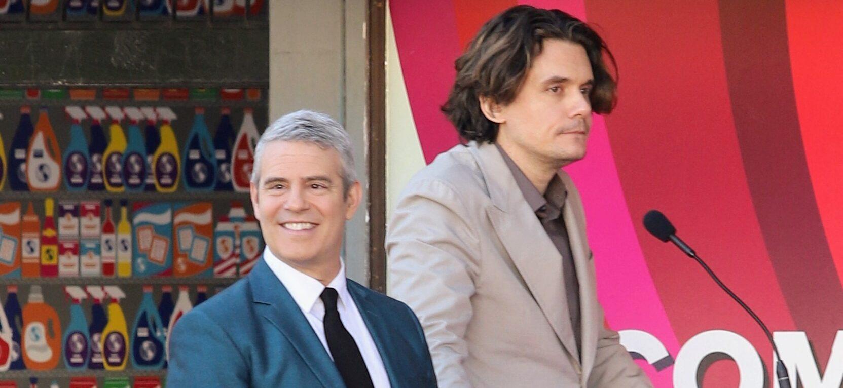 Andy Cohen joined by John Mayer as he gets his Hollywood Star in the Walk of Fame with celebrity guests