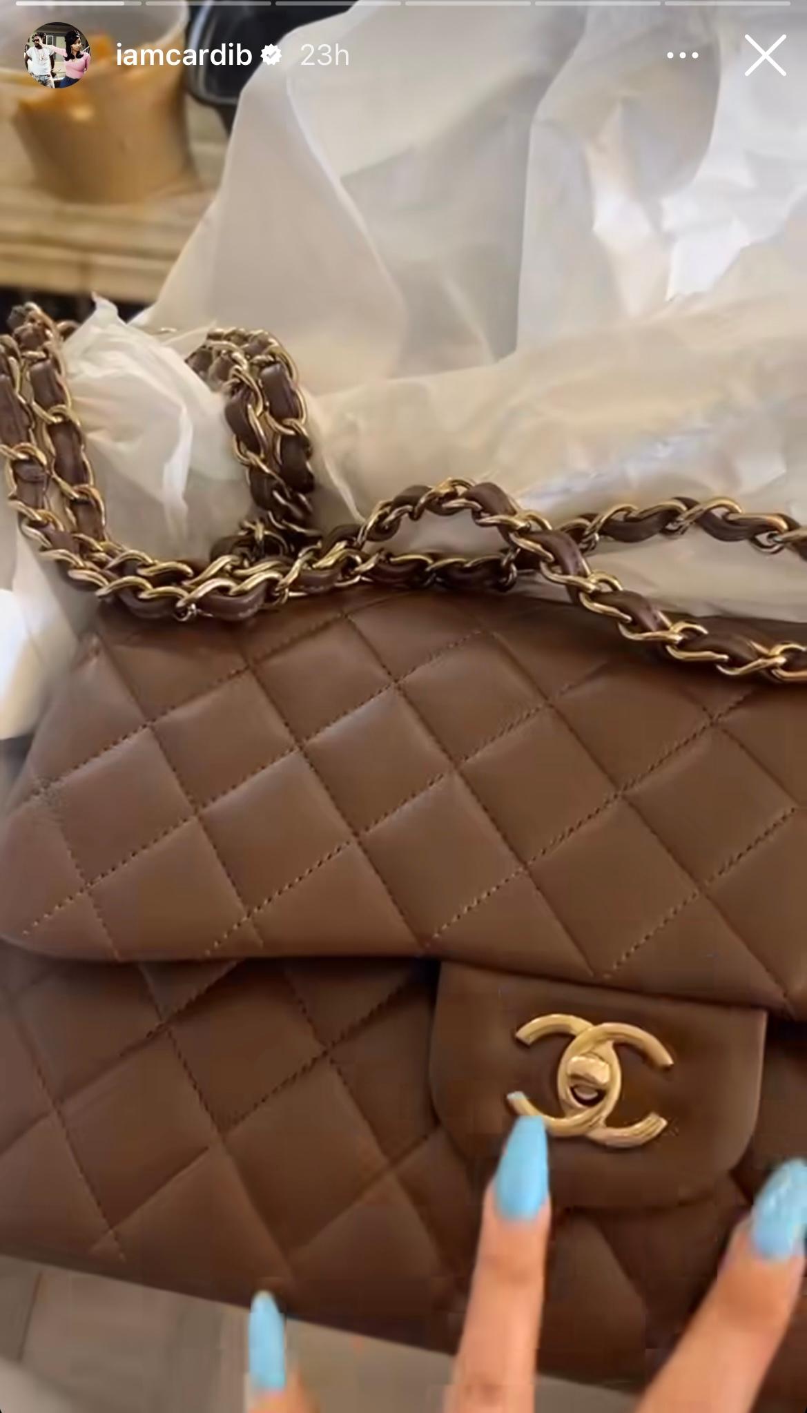 Cardi B gifted Chanel bag by husband Offset
