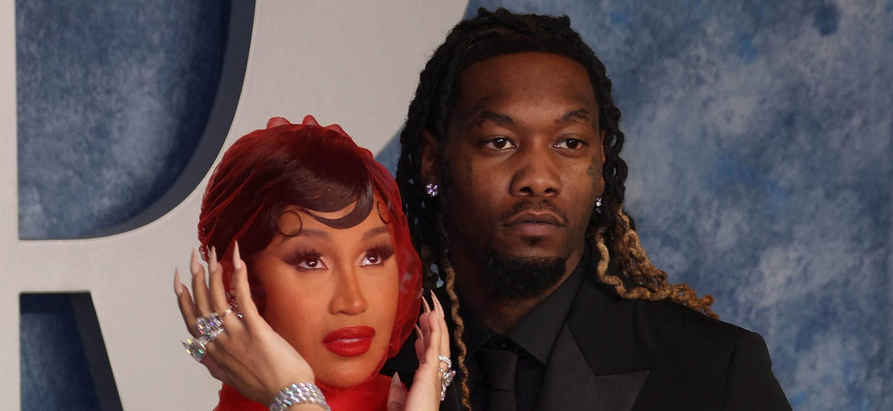 Offset and Cardi B at the 2023 Vanity Fair Oscar Party - Arrivals