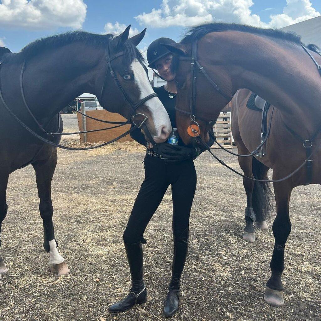 Bella Hadid shows her love for horses in Instagram share
