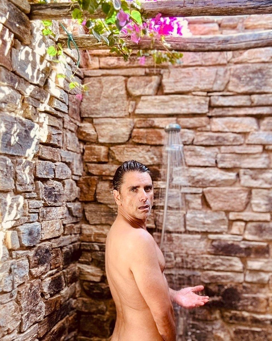 John Stamos Shows Off 'Backside Of 60' Posing Naked In Shower