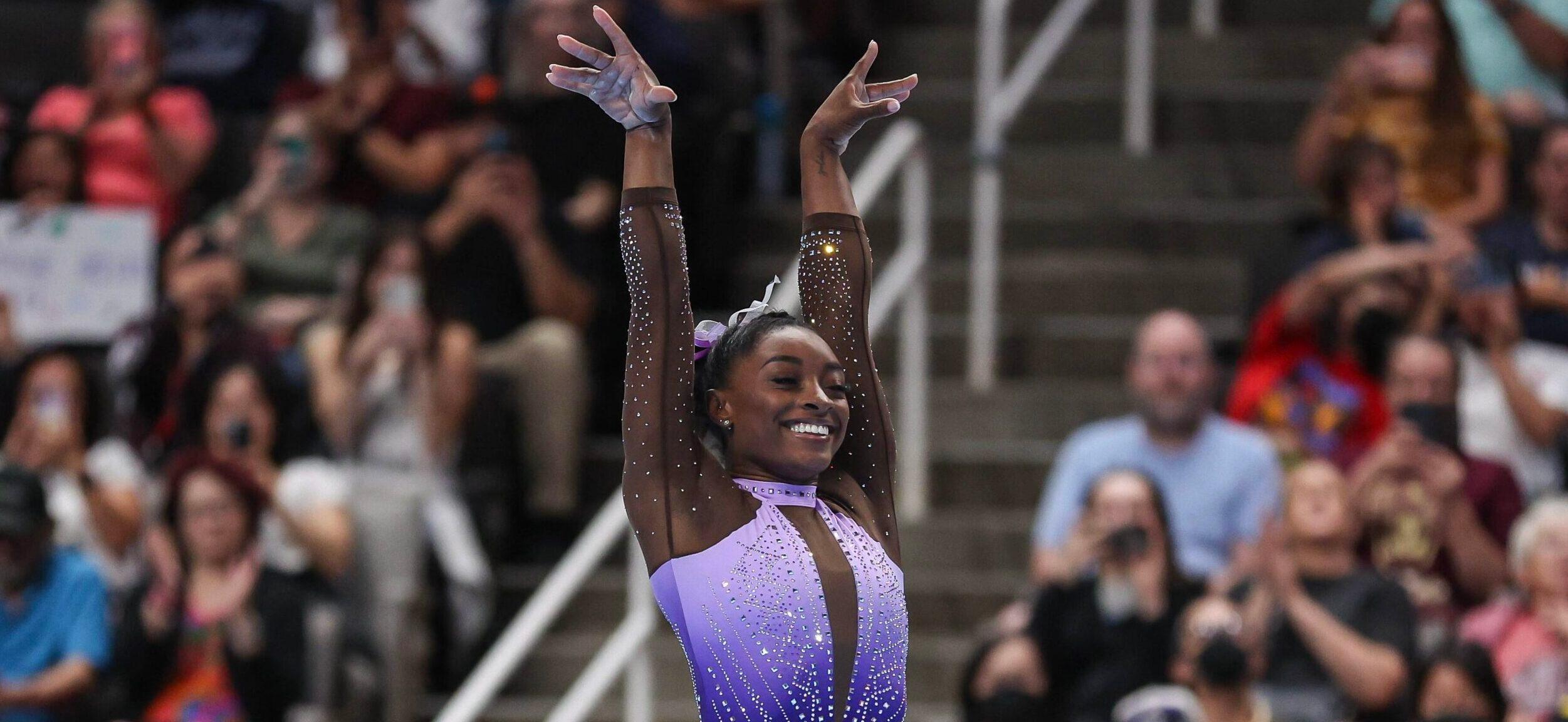 Simone Biles Breaks 90-year-record With Eight All-around Title Win  At US Championships